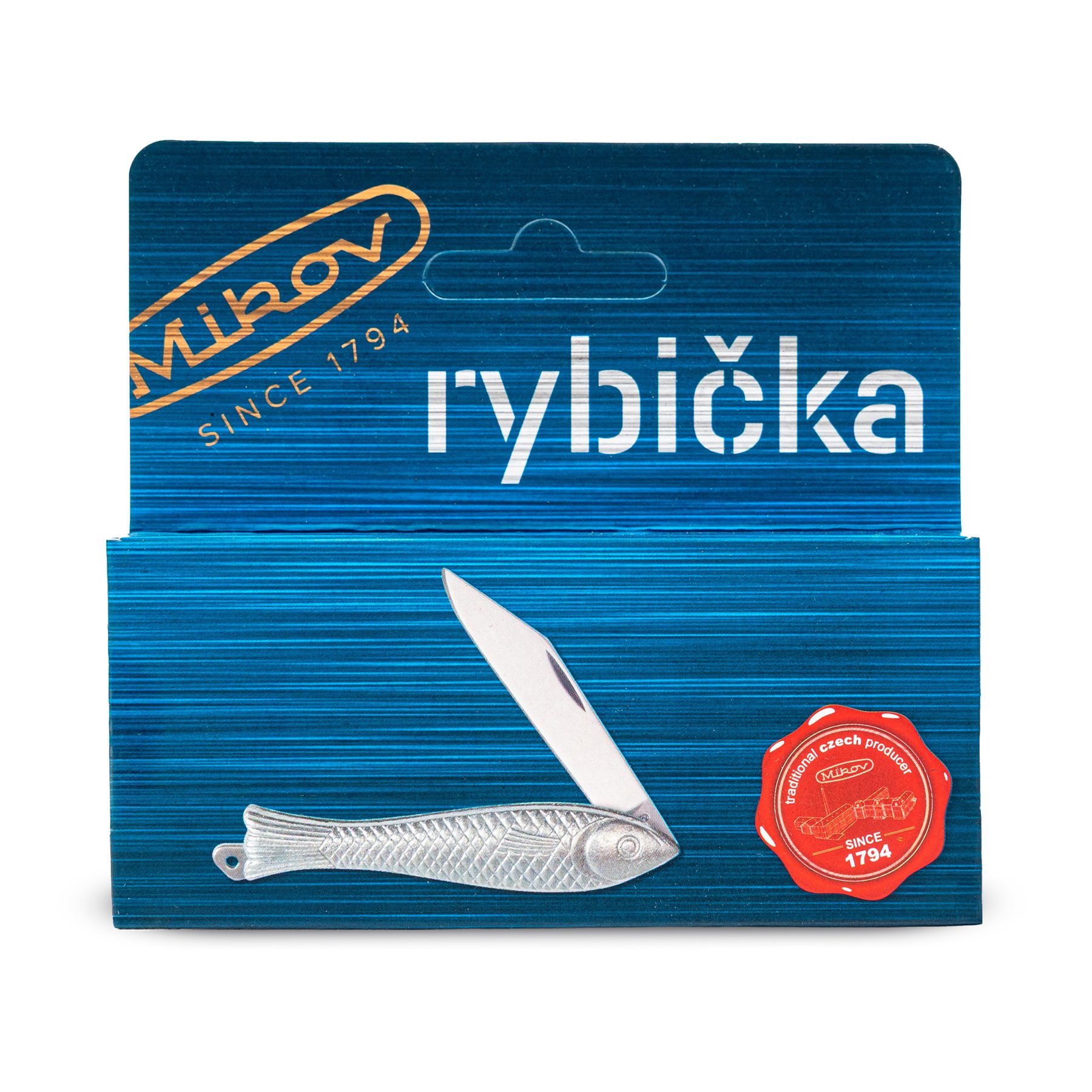 Zavírací nůž Mikov Rybička VOPEČBUŘT v krabičce